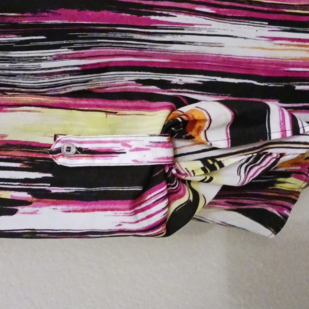 Multi Color Blouse Sz XL - Picture 3 of 7